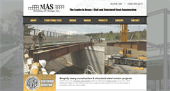 Desktop Screenshot of masbuildingandbridge.com