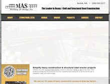 Tablet Screenshot of masbuildingandbridge.com